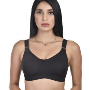 Edmee Feel Fit Women Full Coverage Non-Padded Seamless Bra | Broad Strap Soft Comfort Bra